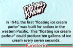 The First Ice Cream Float?