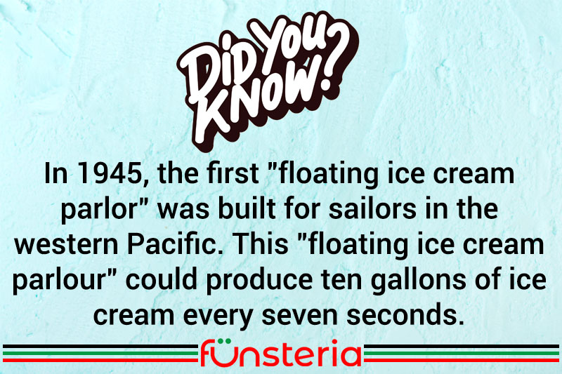 The First Ice Cream Float?