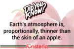 How Thin Skinned Is The Atmosphere?