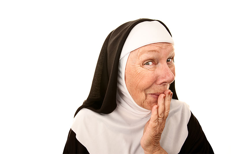 The nun agreed...